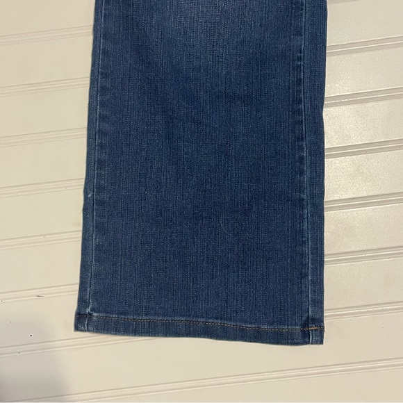 Denim & co perfect denim lightly bootcut pull on jeans 12P - Picture 3 of 6